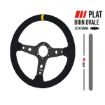 Picture of RRS CARBON Steering Wheel – Flat 350 mm – Black Suede