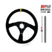 Picture of RRS OFF ROAD Steering Wheel – Flat 380 mm – Black Suede