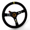 Picture of RRS carbon steering wheel button holder with 1 push button