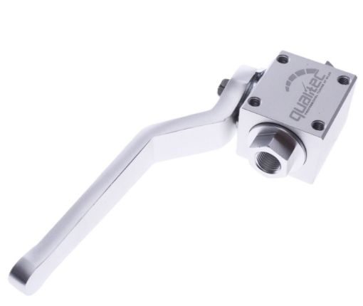 Picture of ON / OFF valve with 1/8 "-27 NPT for excl. Fittings - Silver