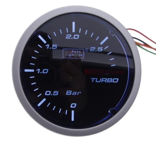 Picture of Autogauge Charge Pressure - LiteDark - 3 Bar (Outer decoration is a bit bright in color)