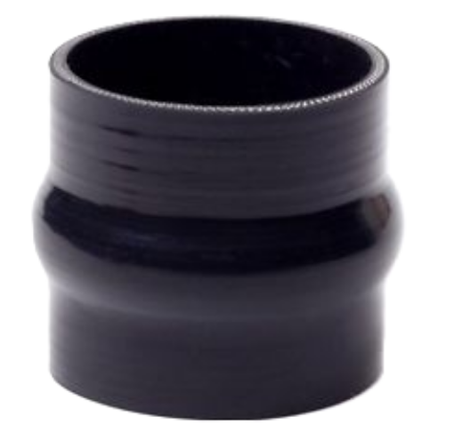 Picture of 2.0 "/ 51mm. Silicone hose with hump - Black