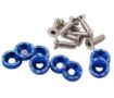 Picture of 8 x M6x20 Steel bolts + Washers  - Blue