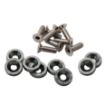 Picture of 8 x M6x20 Steel bolts + Washers  - Grey