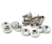 Picture of 8 x M6x20 Steel bolts + Washers  - Silver