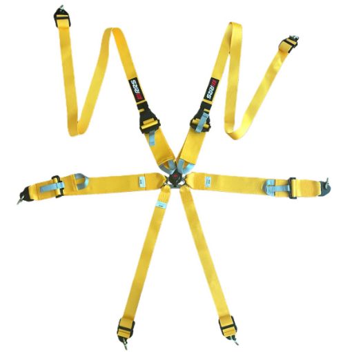 Picture of RRS FIA 3" 2" R6 HANS® 2.8 Kg Yellow Harness