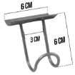 Picture of RRS Ultra-light Helmet Hook / Holder – Stainless Steel