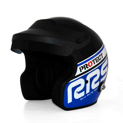 Picture of RRS Protect Jet Open Face Helmet – FIA 8859-2015 / SNELL SA2020 – Blue/Black