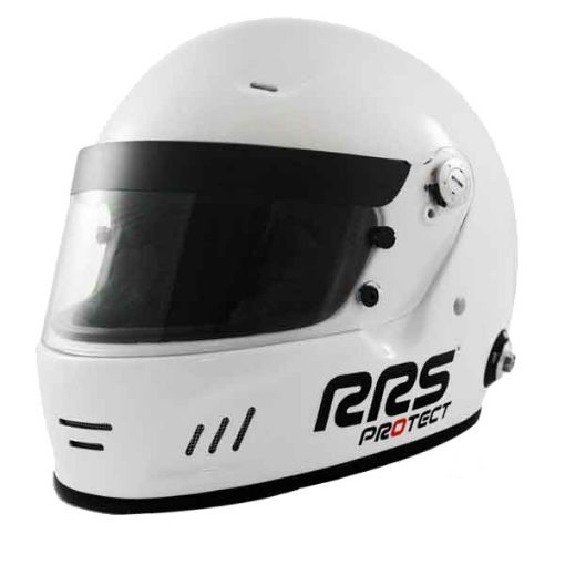 Picture of RRS Protect Circuit Full Face Helmet – FIA 8859-2015 / SNELL SA2020 – White