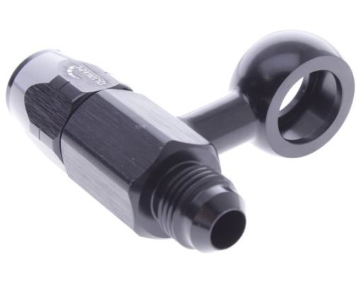 Picture of ID 15,7mm. - 90 deg. - Double Banjo AN6/Hose - Black