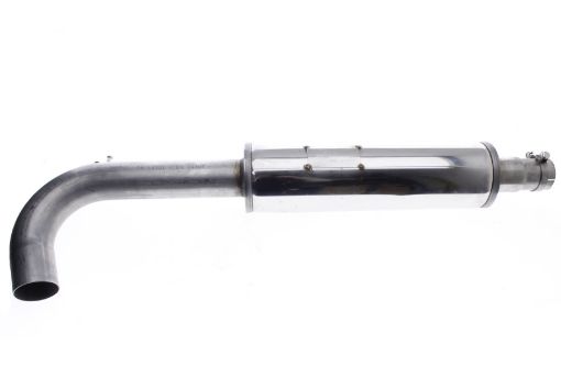 Picture of E-marked Stainless 3" - Simons silencer - SCRATCHED&DENTED