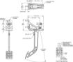 Picture of Wilwood Adjustable Single Pedal - Reverse Mount - 6:1
