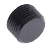 Picture of Black plug for 3/8" NPT Black alu