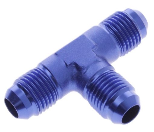 Picture of AN4 Male - 2xAN4 Male - T-Collector Union - Blue Alu