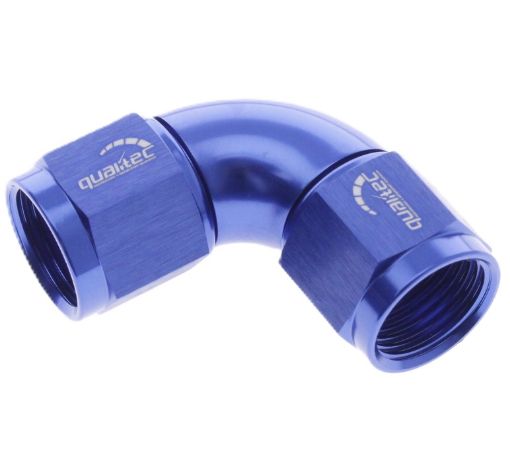 Picture of 90degrees. AN fitting - AN-6 - Female-Female - Blue