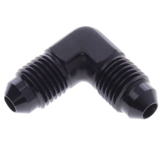 Picture of 90degrees. AN fitting - AN4 - Male-Male - Black