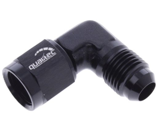 Picture of 90degrees. AN fitting - Female-Male - Black
