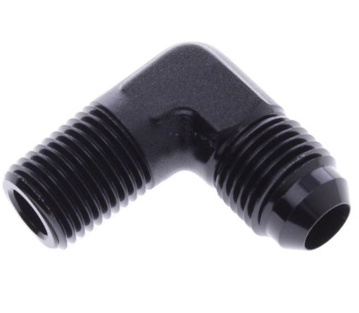 Picture of 90degrees. AN fitting - 1/2 "NPT -> AN6 - Black