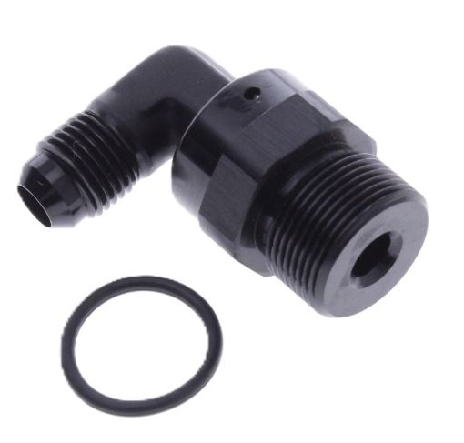 Picture of 90degrees. AN fitting - AN6 - An10 (7/8 "-14 SAE UNF) - Black