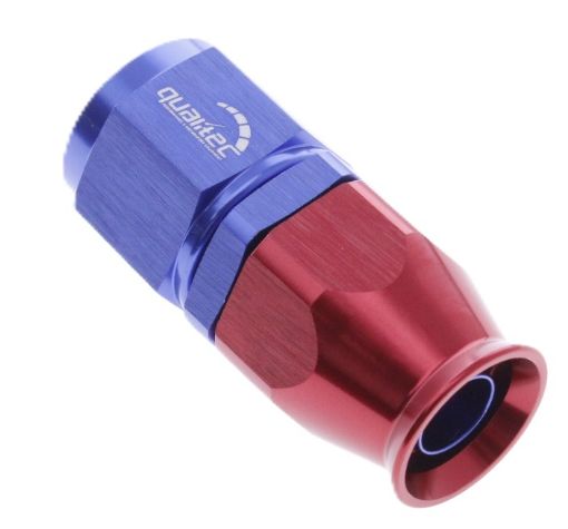 Picture of Straight PTFE AN fitting - AN-12 - Red / Blue