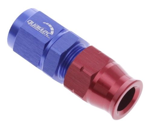 Picture of Straight Tube to Female AN-10 Adapter - Red / Blue - 5/8 "