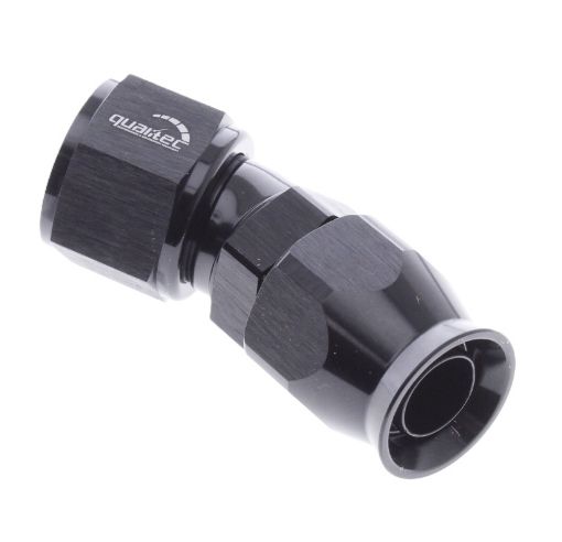 Picture of 30gr. PTFE AN fitting - AN-12 - Black - High Flow