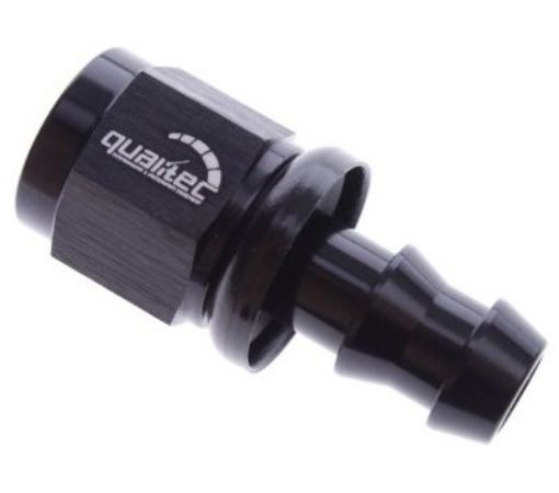 Picture of Straight AN-push on hose fitting - AN-6 - Black