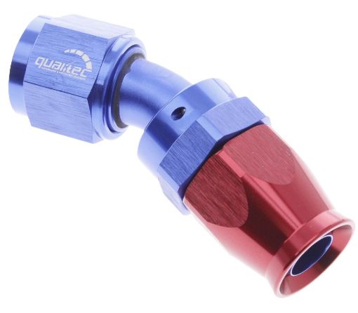 Picture of 30gr. PTFE AN fitting - AN-12 - Red / Blue