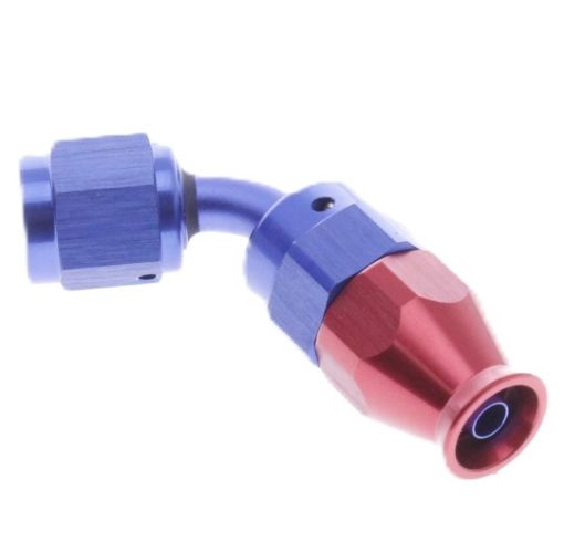 Picture of 60gr. PTFE AN fitting - AN-12- Blue / Red