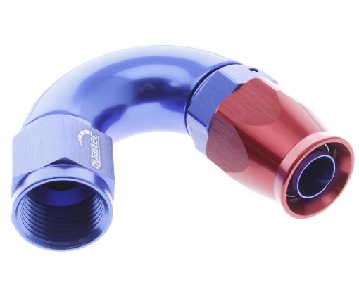 Picture of 150gr. PTFE AN fitting - AN-6- Red / Blue - High Flow