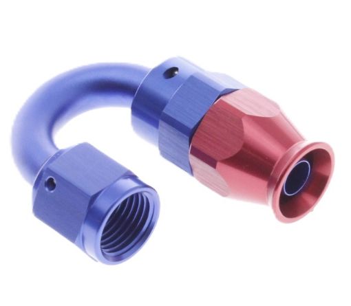 Picture of 180gr. PTFE AN fitting - AN-3 - Red / Blue