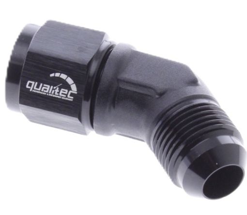 Picture of 45degrees. AN fitting - Forge - AN6 - Male - Female - Black