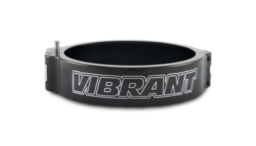 Picture of Vibrant 4in O.D. Aluminized HD 2.0 Clamp - Anodized Black (Clamp Only)