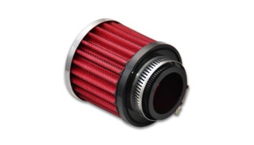 Picture of Vibrant Crankcase Breather Filter w/ Chrome Cap - 38mm ID