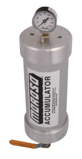 Picture of Moroso Oil Accumulator - Heavy Duty - 1.5 Quart - 12in x 4.25in