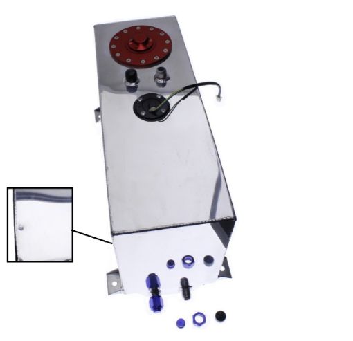 Picture of SCRATCH AND DENT - Drag racing Fuel cell - 60 liter - Rectangle
