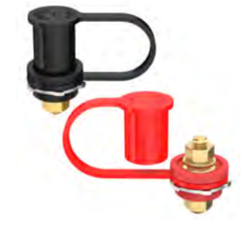 Picture of Battery Terminal Bulkhead Feedthrough Minus - (black)