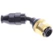 Picture of 45° PTFE Quick Connect Hose Ends -Black/Gold - AN4