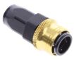 Picture of Straight Quick Connect Hose Ends -Black/Gold - AN6