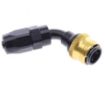 Picture of 60° Quick Connect Hose Ends -Black/Gold - AN6