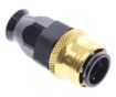 Picture of Straight PTFE Quick Connect Hose Ends -Black/Gold - AN6