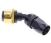 Picture of 45° Quick Connect Hose Ends -Black/Gold - AN8