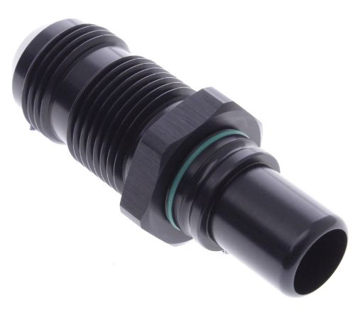 Picture of AN Bulkhead to Male quick connect - Black - AN12