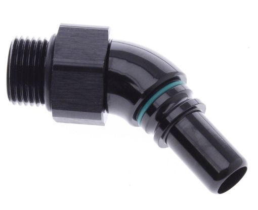 Picture of 45° AN8 - AN8 O-ring (3/4"x16 SAE UNF) - Black/Gold