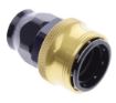 Picture of Straight PTFE Quick Connect Hose Ends -Black/Gold - AN16