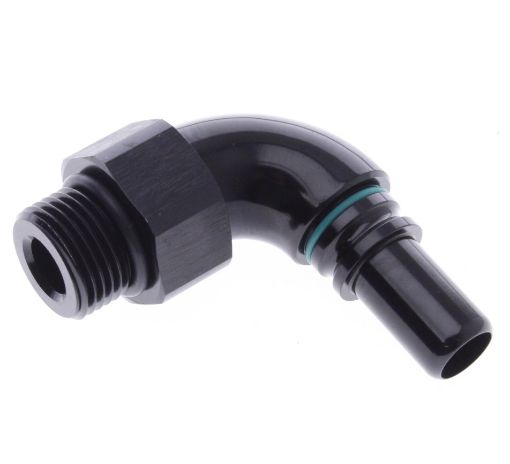 Picture of 90° AN8 - AN8 O-ring (3/4"x16 SAE UNF) - Black