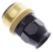 Picture of Straight PTFE Quick Connect Hose Ends -Black/Gold - AN12