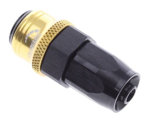 Picture of Straight Quick Connect Hose Ends -Black/Gold - AN10