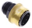 Picture of AN male quick connect adapter -Black/Gold - AN16