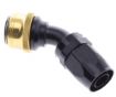 Picture of 45° Quick Connect Hose Ends -Black/Gold - AN12